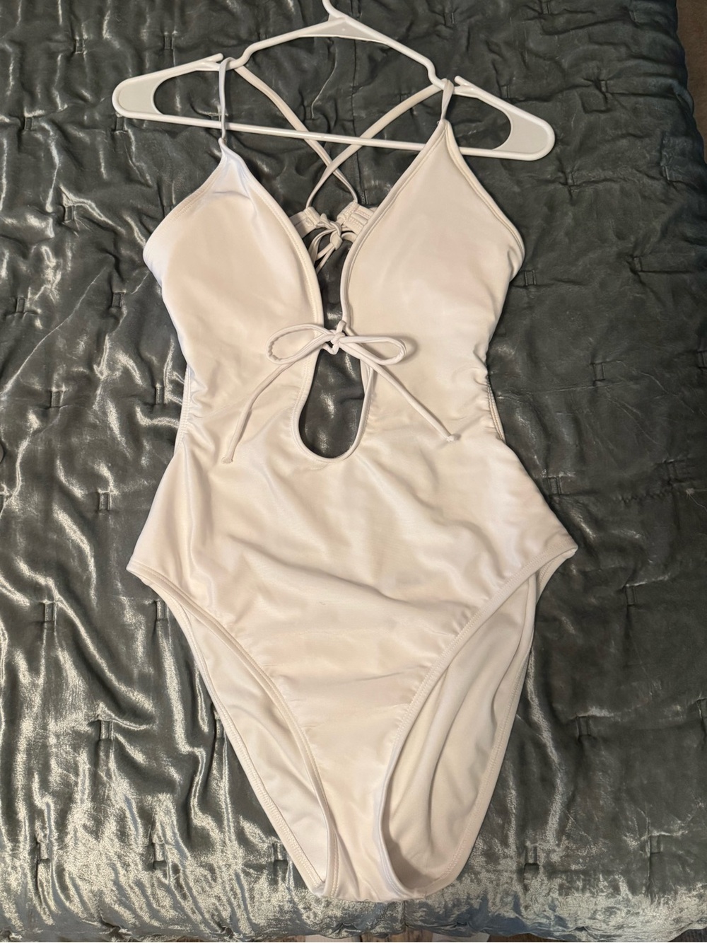 White One-Piece Swimsuit- Shade and Shore